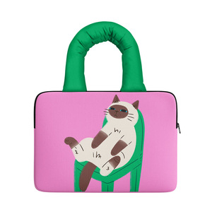 <span class=keywords><strong>Bolso</strong></span> de compras acolchado <span class=keywords><strong>para</strong></span> mujer con logotipo personalizado, <span class=keywords><strong>bolso</strong></span> <span class=keywords><strong>para</strong></span> portátil impreso, funda acolchada <span class=keywords><strong>para</strong></span> portátil con asa - Product Image 6