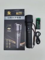 Lampe torche LED rechargeable USB à zoom, lampe de travail, lampe de camping, lampe tactique rechargeable – Offre Spéciale