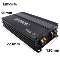 Nouveau modèle d'amplificateur automatique de puissance numérique à 1 canal 600W, amplificateur de classe D pour voiture