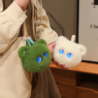 Porte-clés en peluche ours IA personnalisé en gros, breloque interactive électrique, accessoire de sac mignon pour enfants