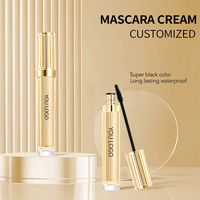 Faux Cils Imperméables Personnalisés de Luxe pour Mascara, Tube de Maquillage Liquide, Cosmétiques de Luxe en Gros sous Marque Privée