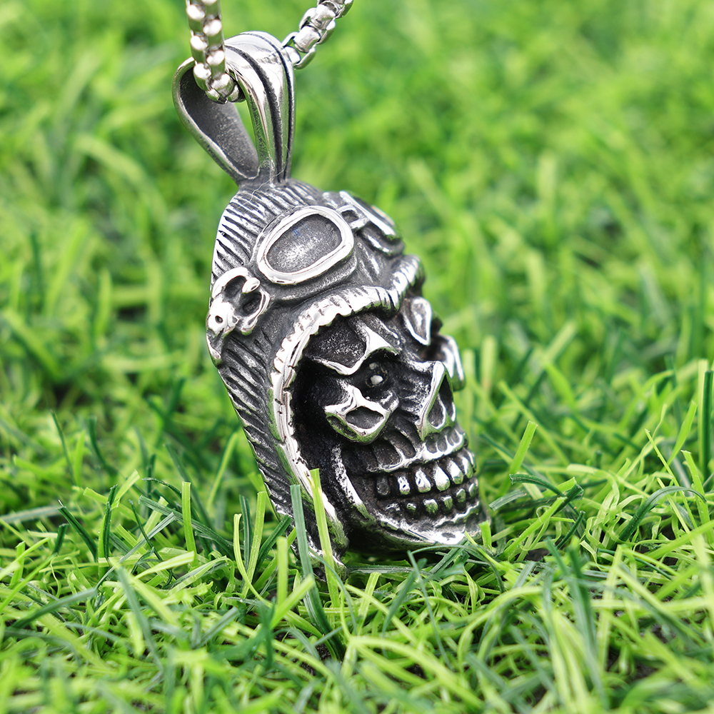 Wholesale Mens Stainless Steel Gothic Punk Signet Jewelry