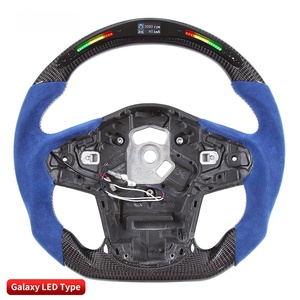 Volante Deportivo de Fibra de Carbono Real con Control por Aplicación y Luces LED para <span class=keywords><strong>Toyota</strong></span> <span class=keywords><strong>Supra</strong></span> 2019-2022, Gran Venta - Product Image 2
