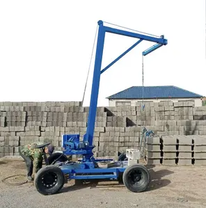 DF-800 manuel beton çimento tuğla blok istifleme cuber makinesi
