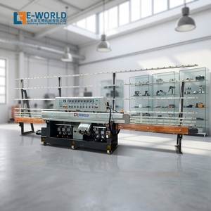 Máquina de Biselado de Vidrio de Alta Precisión con Control PLC y 9 Motores - Product Image 1