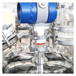 El último contenedor de reactor químico de vidrio, mezclador de 140 litros y 100l, reactor de vidrio revestido ultrasónico para laboratorio - Product Image 3