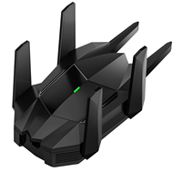 Repetidor Inalámbrico de Alta Velocidad 1800Mbps, Extensor de Rango WiFi de Doble Banda con 6 Antenas Externas para Hogar y Oficina, Enchufe EU/US