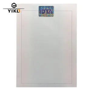 Yiko Free Design Degree Certificate Paper Printing With Hot Stamping Holographic Watermark Paper Security Certificate