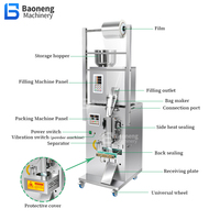 Machine d'emballage verticale automatique pour poudre de lessive, épices, café, lait en poudre, détergent, emballage en petits sachets