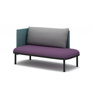 Canapé de bureau MIGE 2019 au design moderne, ensemble de canapés pour salon et bureau, canapé de détente avec accoudoirs en tissu, mobilier de bureau - Product Image 4