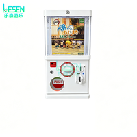 Distributeur automatique de capsules de jouets avec logo personnalisé, mini commercial pour parc d'attractions, métal et plastique durables, garantie 1 an, anglais