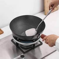 Couvercle de poêle en alliage d'acier antidérapant pour la cuisine domestique Hotte à gaz à économie d'énergie avec feu de rassemblement coupe-vent pour l'utilisation du gaz