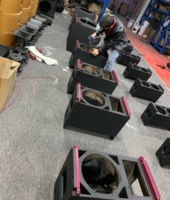 ST8 Enceinte Ligne Réseau Audio Professionnel 12 Pouces 2 Voies Actif/Passif pour Scène, Concert et Église