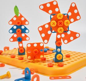 ชุดของเล่นเสริมพัฒนาการเด็ก DIY ชุดสร้างสรรค์น็อตและสกรู ชุดก่อสร้างวิศวกรรม STEM พร้อมสว่าน ของเล่นประกอบรูปทรง สำหรับเด็กอายุ 7-14 ปี - Product Image 6