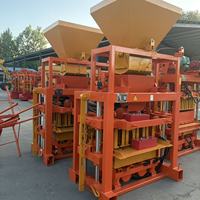 Nouvelles idées pour petites industries 2025 : Machine automatique de fabrication de briques en béton QTJ4-35 à pression hydraulique et moteur silencieux