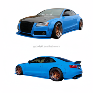 Per <span class=keywords><strong>Audi</strong></span> <span class=keywords><strong>A5</strong></span> S5 Upgrade LB Style Wide Body Kit parafango diffusore anteriore lato lato posteriore diffusore bagagliaio Spoiler posteriore alettone paraurti - Product Image 5