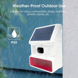 Alarma de Casa antirrobo inalámbrica, sirena estroboscópica Solar <span class=keywords><strong>para</strong></span> exteriores, WiFi, GSM, <span class=keywords><strong>Kit</strong></span> de sistema de seguridad inteligente <span class=keywords><strong>para</strong></span> el hogar - Product Image 2