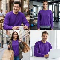 Jersey Personalizable de Color Rosa Etéreo, Estilo Pullover, para Compras al por Mayor de Ropa B2B