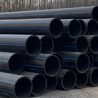 Tuyau d'eau HDPE PE100 de 3-4 pouces, flexible et résistant à la pression, pour l'eau potable municipale et l'irrigation agricole, directement de l'usine