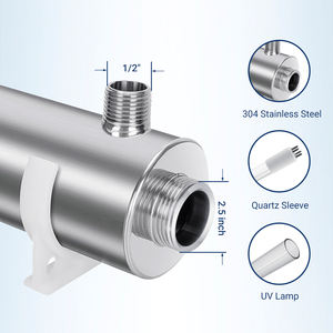 55W luz <span class=keywords><strong>UV</strong></span> water12gpm Aqua lámparas ultravioletas maquinaria de tratamiento de agua para sistema de filtro de agua de ósmosis inversa - Product Image 5