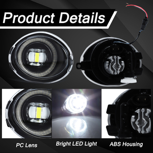 Accesorio de coche directo de fábrica, luz <span class=keywords><strong>antiniebla</strong></span> LED para parachoques delantero, lámpara de conducción para <span class=keywords><strong>BMW</strong></span> 5 Series E39 2001 2002 2003 <span class=keywords><strong>E46</strong></span> 2003 2004 2005 2006 - Product Image 2