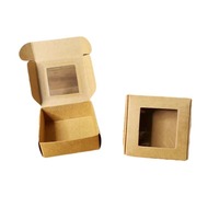 Boîtes à bijoux en papier kraft jetables sur mesure, impression bronzée, forme carrée, emballage pour boucles d'oreilles, emballage pour avion, cadeau personnalisable