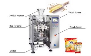Nhà Máy Giá thực phẩm Chuối chip Snack khoai tây chiên khoai tây chiên tự động Máy đóng gói túi - Product Image 6