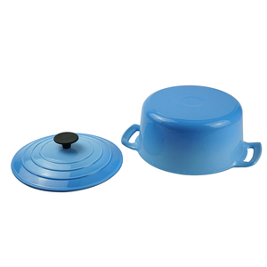 <span class=keywords><strong>Cocotte</strong></span> en fonte émaillée colorée personnalisable de 28 cm, antiadhésive et résistante au four, pour la cuisine professionnelle (vente en gros) - Product Image 6