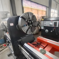 Tour CNC horizontal robuste ZHONGXIN CW6163 personnalisé pour tournage de laiton, avec broches métalliques, broches terminales solides et broches manuelles standard