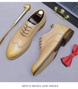 Zapatos Oxford de Cuero para Hombre, Estilo Italiano, de Lujo, Formales, con Cordones, Hechos a Mano, Antideslizantes, Transpirables, para Boda - Product Image 2