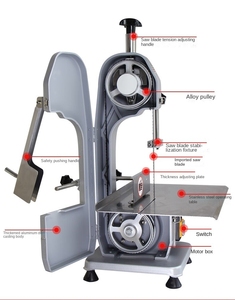 Máquina Cortadora de Carne y Huesos Eléctrica Comercial Má<span class=keywords><strong>s</strong></span> Vendida del 2024 - Product Image 3