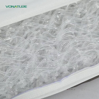 Matelas hybrides médicaux POE 4D Air Fibre - Structure 4D de haute qualité, 100% respirant, housse amovible lavable, personnalisable pour hôtel