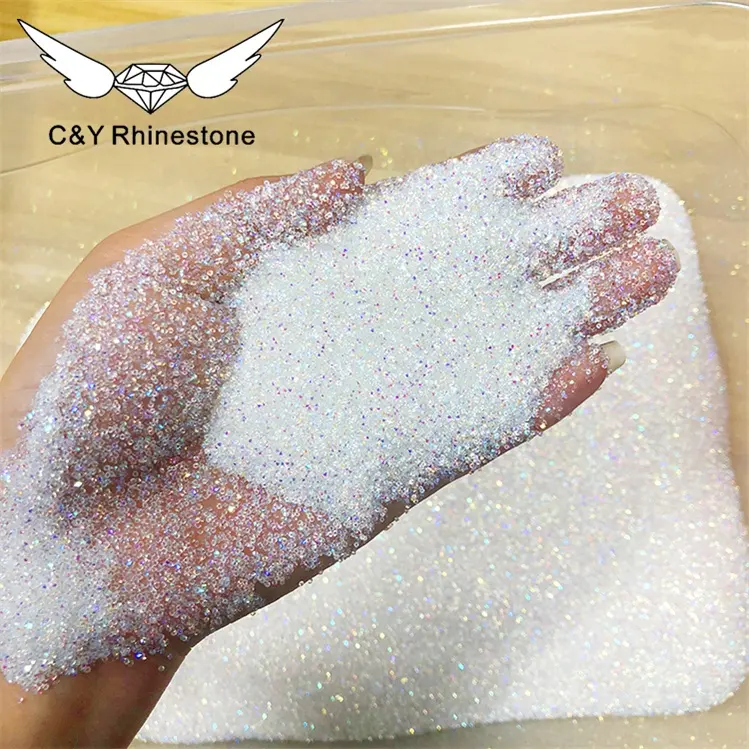 CY高品質正味重量28gピクシークリスタルダイヤモンドネイルブリンブリンジェムズストーンミックスダストスモールラインストーン