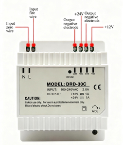 Ac để DC DRD-120C Din Rail chuyển mạch cung cấp điện đầu ra kép 24V + 12V 120 Wát cho PLC tự động hóa LED ứng dụng hot trên bán - Product Image 5