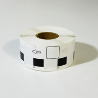 30 rouleaux d'étiquettes en papier thermique adhésif compatibles Brother Dk-11221 23mm*23mm*1000PCS, sans porte-étiquettes