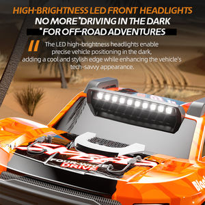 JJRC C8822, modelo a escala 1/8, sin escobillas, Control remoto de gran tamaño, juguetes todoterreno, <span class=keywords><strong>coche</strong></span> Rc 4x4 de alta velocidad, camión de curso corto - Product Image 6