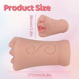 Ultra-Realistische Tpe Mannelijke Masturbator Orale <span class=keywords><strong>Sex</strong></span>-Stijl Seksspeeltjesbeker Voor Mannelijke Masturbatie - Product Image 3