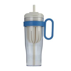 Bestselling 40oz Jumbo Iced Coffee Built-in <b>Tea</b> <b>Infuser</b> Double-Layered Straw Water Bottle Dual-Use Tumbler <b>Mug</b> Cup with Handle - Product Image 5