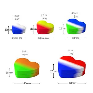 กล่องซิลิโคนทรงกระบอกขนาดเล็กทรงกลมสำหรับใส่น้ำมันควันอาหารและยาเม็ด - Product Image 6