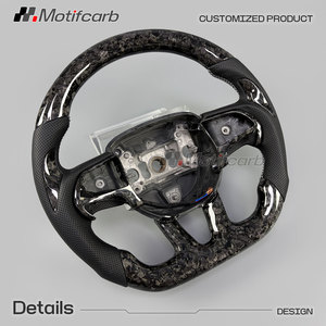 Volante de fibra de carbono forjado personalizado para Dodge Charger Hellcat SRT R/T y Jeep Grand Cherokee Trackhawk 2013-2023 - Product Image 3