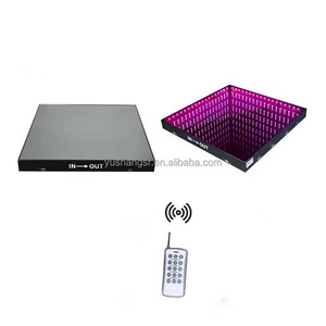 Nam châm 3D gương sàn nhảy Wedding party tổ chức sự kiện <span class=keywords><strong>LED</strong></span> Infinity sàn nhảy - Product Image 4