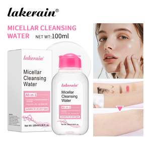 Lakerain - <span class=keywords><strong>Agua</strong></span> <span class=keywords><strong>Micelar</strong></span> Limpiadora de 100 ml para Rostro, Ojos y Labios, Líquido <span class=keywords><strong>Desmaquillante</strong></span>, Hidratante y Tonificante - Product Image 2