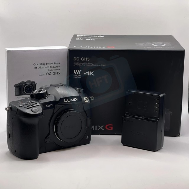 HFT Professional LUMIX DC-GH5 Mirrorless DSLR Digital Camera 4/3 Frame 4K UHD Video SD Card