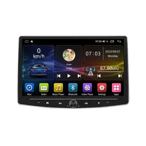 1 Din 10.1 pollici lettore auto touch screen, DSP built-in built-in DSP auto GPS nagavation supporto BT radio video out