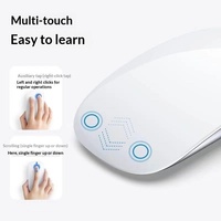 Laptop Mac Generasi ke-3 Magic Trackpad Kompatibel Sensor Optik Nirkabel Mouse Sentuh Pengisian Daya Tipe-C Mouse Sentuh Ajaib