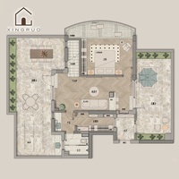 XINGRUO Meubles sur mesure pour toute la maison, conception de plan de maison gratuit, rendu 3D, armoires de cuisine, armoire, meuble-lavabo, villa, appartement