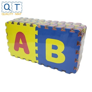 QT <span class=keywords><strong>TAPIS</strong></span> Inodore Non-toxique 200PPM 12in x 12in 26 pièces/ensemble EVA Mousse À Emboîtement Alphabets <span class=keywords><strong>Puzzle</strong></span> <span class=keywords><strong>tapis</strong></span> Pour Bébé - Product Image 6