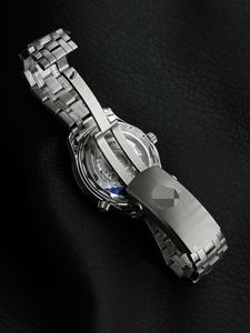 นาฬิกาข้อมือผู้ชายหรูหราทันสมัย รุ่น 3131 เครื่องกลไก 40 มม. หน้าปัด 14 มม. ตัวเรือนโลหะผสม สายสแตนเลส 316  นาฬิกาผู้ชายอเนกประสงค์ - Product Image 5