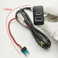 12V/24V QC3.0 USB chargeur de voiture prise de charge rapide prise adaptateur de Charge de téléphone pour Toyota Hilux Lexus IS250 FJ Cruiser Prado