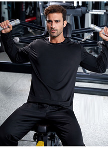 Người Đàn Ông Tắm Hơi Quần Dài Mặc Phòng Tập Thể Dục Tập Thể Dục Mồ Hôi Đốt Cháy Calo Chạy Chạy Bộ Tập Thể Dục Hình Dạng Quần Quần Thể Thao Mặc Dài Quần - Product Image 4